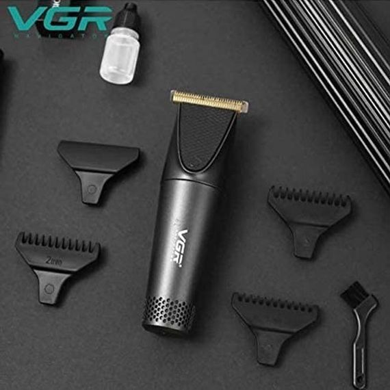 Машинка для стрижки VGR V-925, Професійна бездротова машинка для стрижки волосся, вусів, бороди | Зображення 9