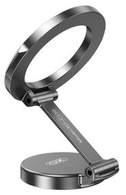 Автотримач XO C158 Universal Magnetic 360 rotating Phone Holder Black