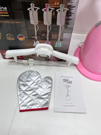 Розовый Отпариватель вертикальный для одежды со стойкой Zepline ZP-130 3000W | Зображення 3