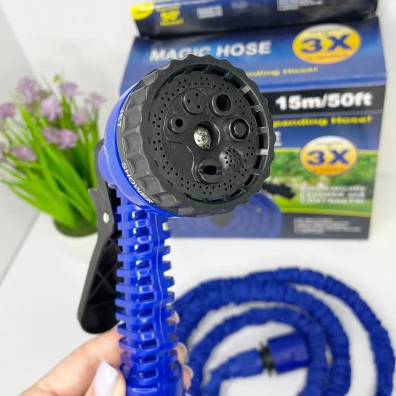 Шланг садовий з пульверизатором, Поливальний шланг Magic Hose   знижка | Зображення 4