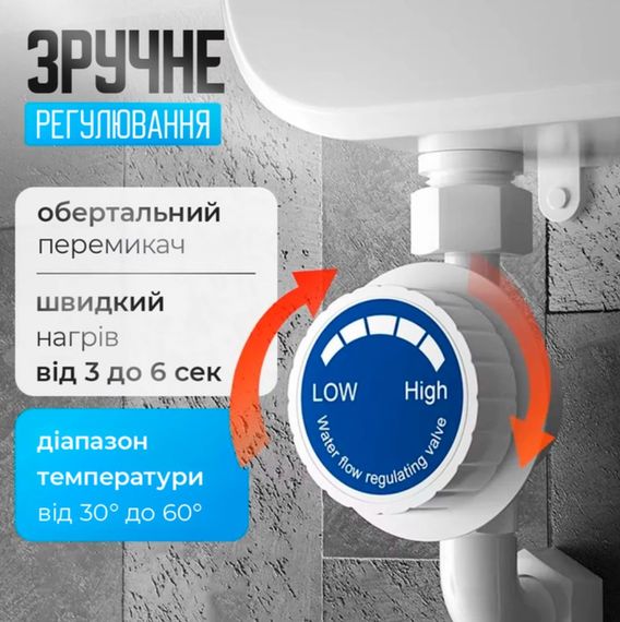 Водонагрівач проточний з душем і екраном XPRO RX-021 (47894-368_662) | Зображення 7