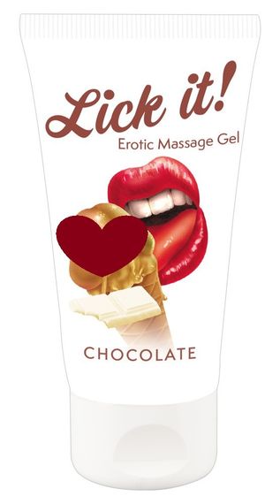 Массажный гель ШОКОЛАД Lick It (50 мл) Sex Aura