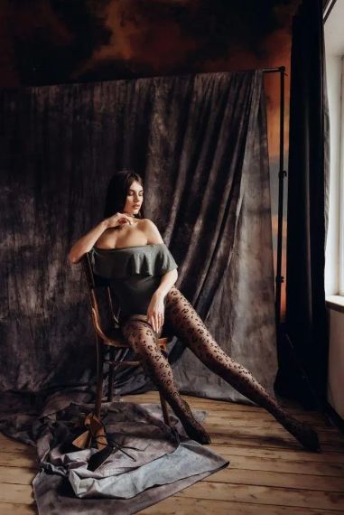 Колготи леопардові колготки Omero Zuri. Italy, розміри S, L | Зображення 1