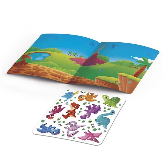 Набір для творчості "Динозаври" VT4206-48, 10 наліпок на планшетці | Зображення 2