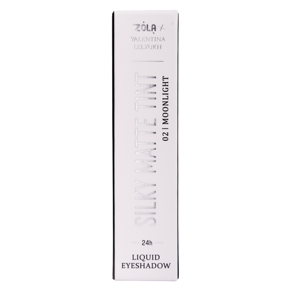 Рідкі тіні для повік ZOLA x Valentina Lelyukh Silky Matte Tint - 02 Moonlight (3.2 g)
