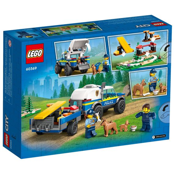 Конструктор LEGO City Мобільний майданчик для дресування поліцейських собак 197 деталей (60369) | Зображення 7