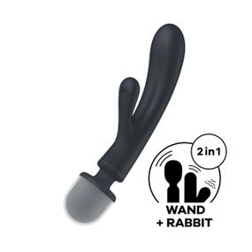 Вибратор-кролик с вибромассажером Satisfyer Triple Lover Grey, 3 мотора Sex Aura