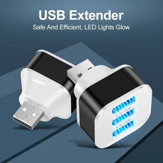 3-портовый USB-хаб 3.0 для ноутбука, ПК, авто | Зображення 6