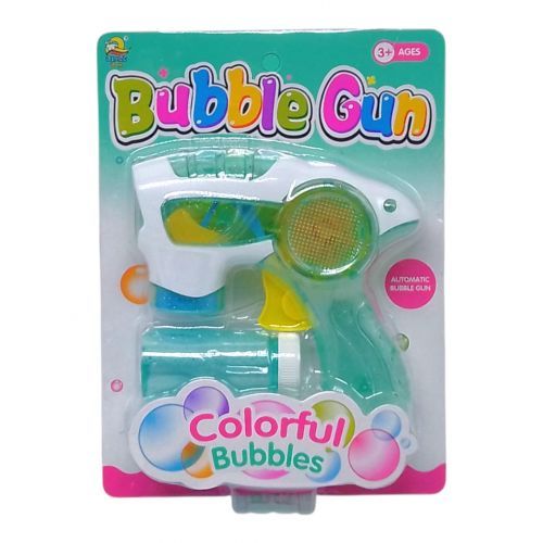 Пистолет для пускания мыльных пузырей (синий)
