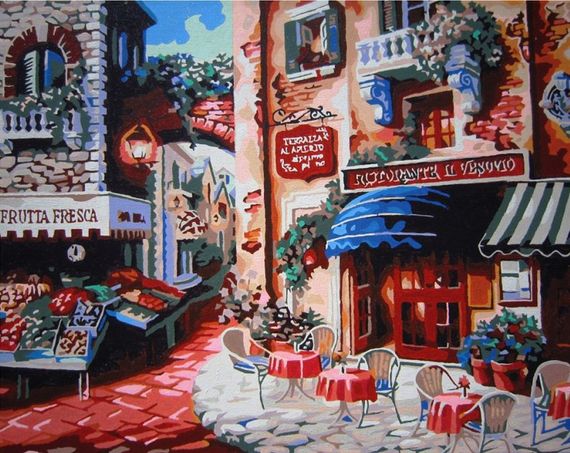 Кафе на углу улицы