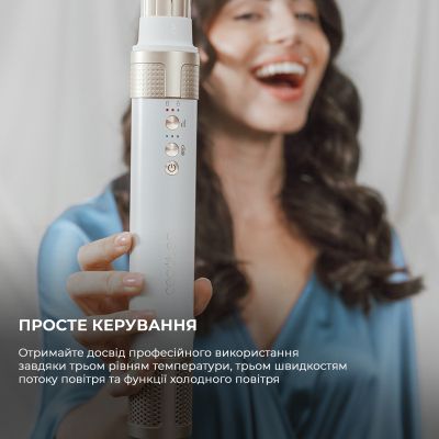 Стайлер Cecotec Bamba CeramicCare 14in1 AirGlam Champagne (CCTC-00252) | Зображення 2