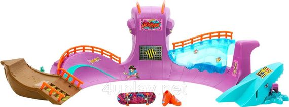 Hot Wheels Skate Octopus Skatepark Трек Хот Вілс Скейт-парк Восьминіг, скейти для рук, фінгерборди Оригінал | Зображення 2