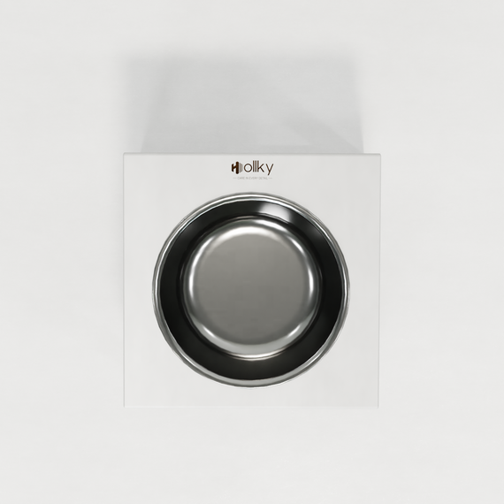 Миска на подставке для больших собак Hollky Base Solo XL (1 × 1,8 л) Solo XL-262620-GRWH | Зображення 4