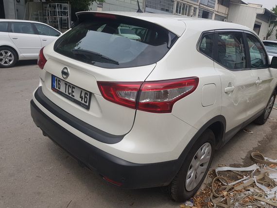 Накладка на задній бампер EuroCap (2014-2017, ABS) для Nissan Qashqai рр | Зображення 7