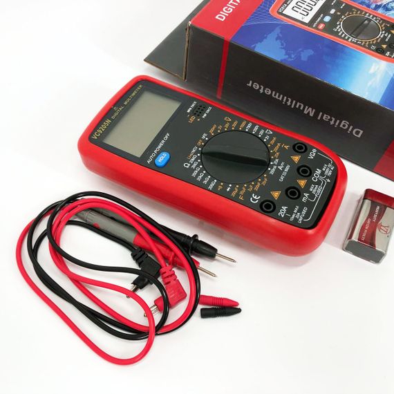 Мультиметр з високим діапазоном вимірювань, Тестер напруги постійного струму, Мультиметр універсальний MF-35 | Зображення 2