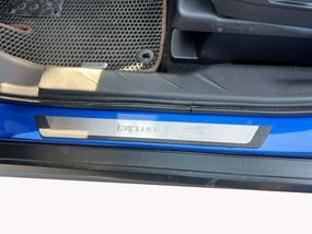 Накладки на пороги Flexill (4шт, нерж) Exclusive для Mitsubishi ASX 2010-2023 рр