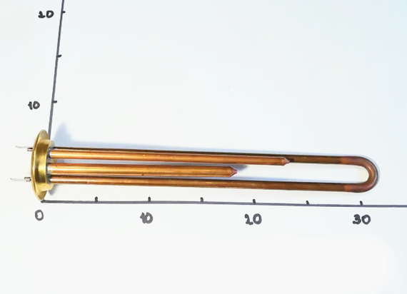 Тэн 1300w для бойлера Thermex (Термекс) на фланце D63 с местом под анод м4 (Thermowatt) Италия | Зображення 1