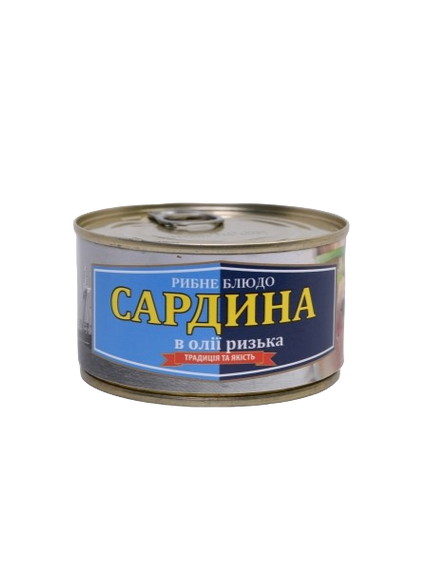 Сардина в олії «Ризька» Рибацька Артіль 230 г