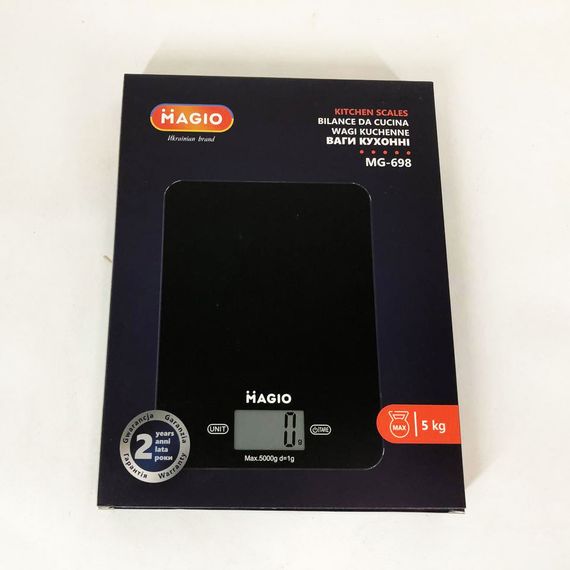 Весы кухонные электронные Magio MG-698, Кухонные весы для взвешивания продуктов, Весы пищевые | Зображення 9