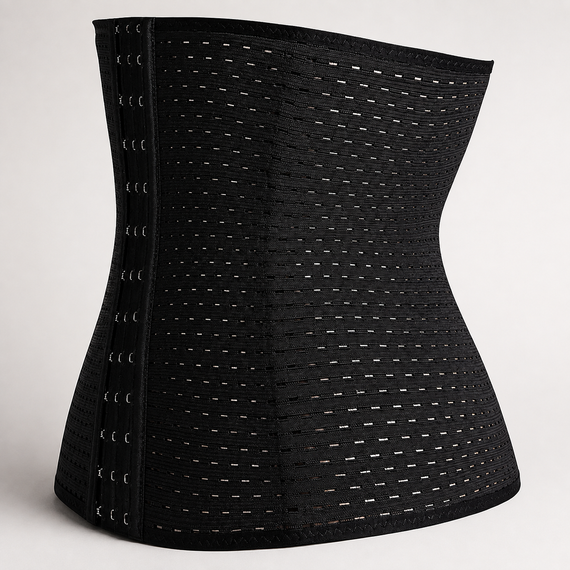 Коригувальний корсет для талії WAIST BAND XL чорний стягувальний пояс із металевими ребрами | Зображення 6