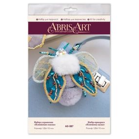 Набір для створення прикраси "Плюшева казка" AD-087 на натуральному полотні