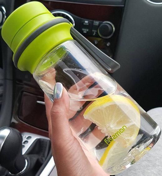 Пляшка для води Fissman Drink 500мл з фільтром, пластик | Зображення 1