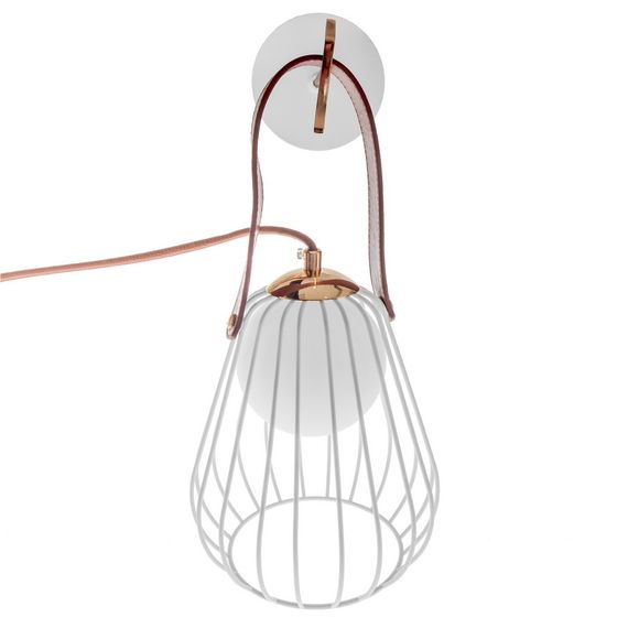 Бра настенное накладное в спальню лофт BL-529W/1 G9 WH | Зображення 5