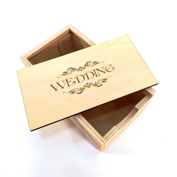 Коробочка для хранения флешки Wedding 14*8*4 см Мастерская мистера Томаса | Зображення 1