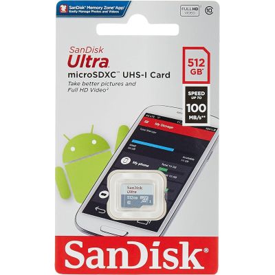 Карта памяти SanDisk 512GB microSDXC class 10 UHS-I Ultra (SDSQUNR-512G-GN3MN) | Зображення 1