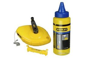 Шнур для розмитки STANLEY " PowerWinder ", в комплекти, 30м, крейдяний порошок 45г, Пидвисний ривень