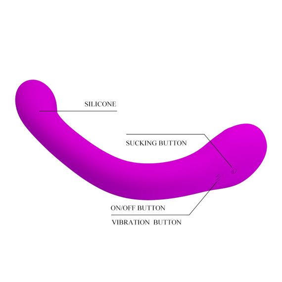 Вибратор - Pretty Love Alex Clitoral Sucking Vibrator Purple Sex Aura | Зображення 5