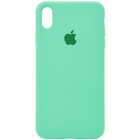 Чохол Silicone Case Full Protective (AA) для Apple iPhone X / XS (5.8") Зелений / Spearmint