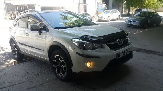 Дефлектор капоту (EuroCap) для Subaru XV 2011-2017 рр | Зображення 4