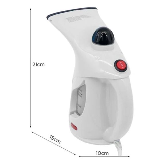 Ручний відпарювач-парогенератор для одягу RAF R.1267W Відпарювач з щіткою для чищення одягу Білий | Зображення 2