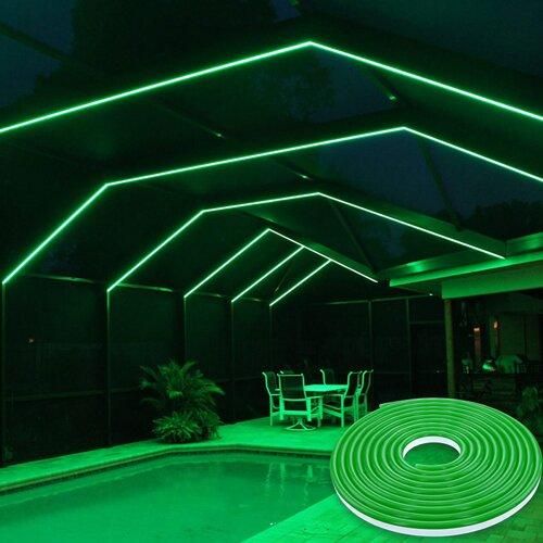 Світлодіодна стрічка NEON 12В JL 2835-120 зеленого світла, герметична, 1м | Зображення 4