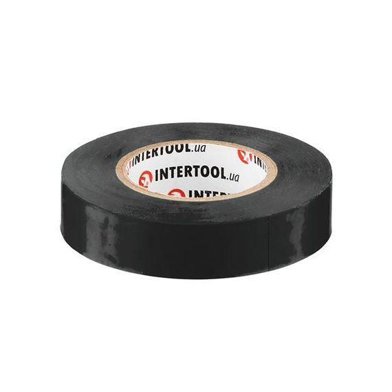 Стрічка ізоляційна 20 м чорна — Купити в Харкові, Києві INTERTOOL IT-00211 | Зображення 1