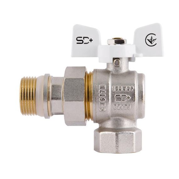 Кран Американка Thermo Alliance Standart з антипротічкою кутовий 3/4 PN40 конус SD901NW20PN40 | Зображення 3