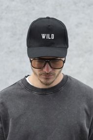 Кепка бейсболка тракер Without з принтом Wild Black