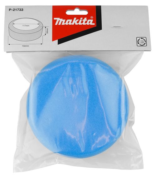 Диск полірувальний губчатий 150 мм для Makita PV7000C, 9227CB, 9237CB, SA7000C, PV001G (P-21733) | Зображення 2