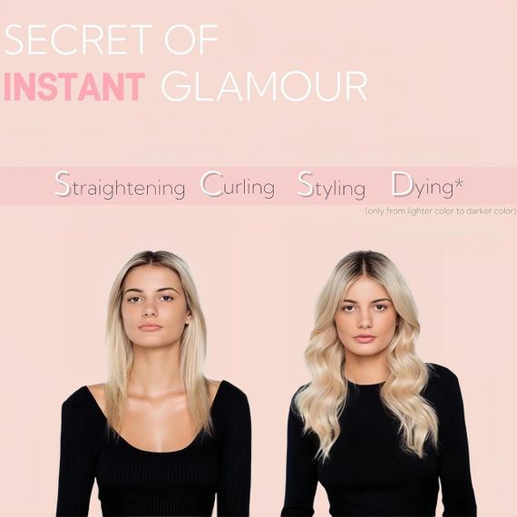 Накладные пряди натуральные человеческие волосы 50 см 20 шт, каштановые для ленточного наращивания для объема | Зображення 3