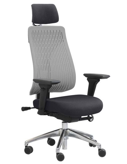Кресло компьютерное Comf-pro Truly Gray эргономическое | Зображення 1