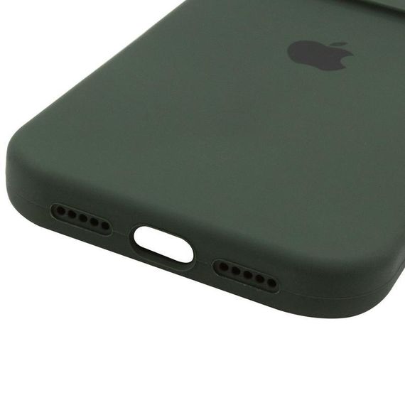 Чохол Silicone Case Full Camera Protective (AA) для Apple iPhone 17 Pro Max (6.9") Зелений / Cyprus Green | Зображення 4