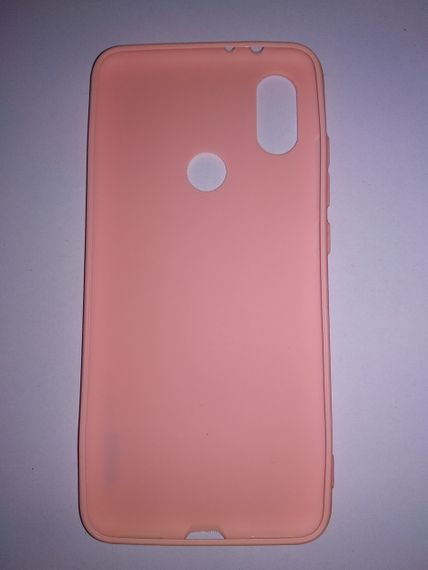 Чохол силіконовий (TPU) SMTT накладка для Xiaomi Mi A2/ Mi 6x Pink | Зображення 1