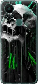 Чехол на Infinix Hot 11S Череп-часы "4100u-2757-17620"
