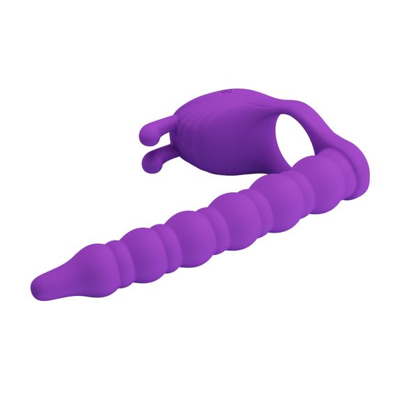 Виброкольцо PRETTY LOVE Blackney purple, 7 vibration functions Memory function sexstyle | Зображення 7
