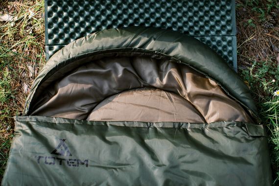 Спальний мішок Totem Fisherman ковдра правий olive 180+40/75 UTTS-012 | Зображення 1