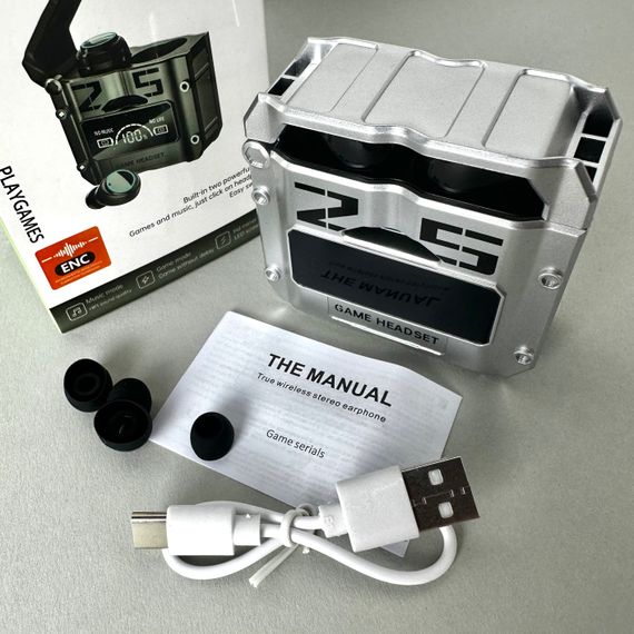 Бездротові навушники M25 series, Gaming EarBuds , Smart Case (Чорний) | Зображення 4