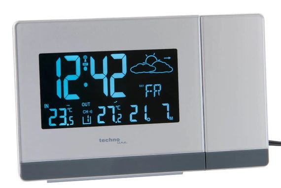 Годинник проекційний Technoline WT549 White (WT549) (DAS301195) | Зображення 3