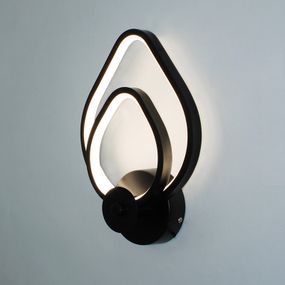 Світлодіодне акрилове бра, диммируемое 2800-7000К, 24W*2, чорне