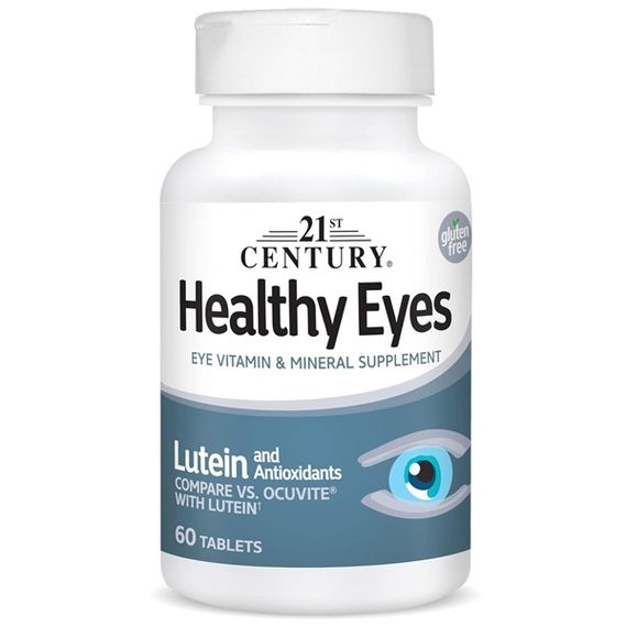 Комплекс для профілактики зору 21st Century Healthy Eyes with Lutein 60 Tabs